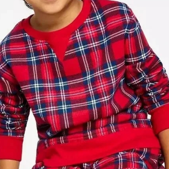 Charter Club Plaid Matching Family Separates 10-12 Unisex Red Holiday Boys Kids - Picture 1 of 2
